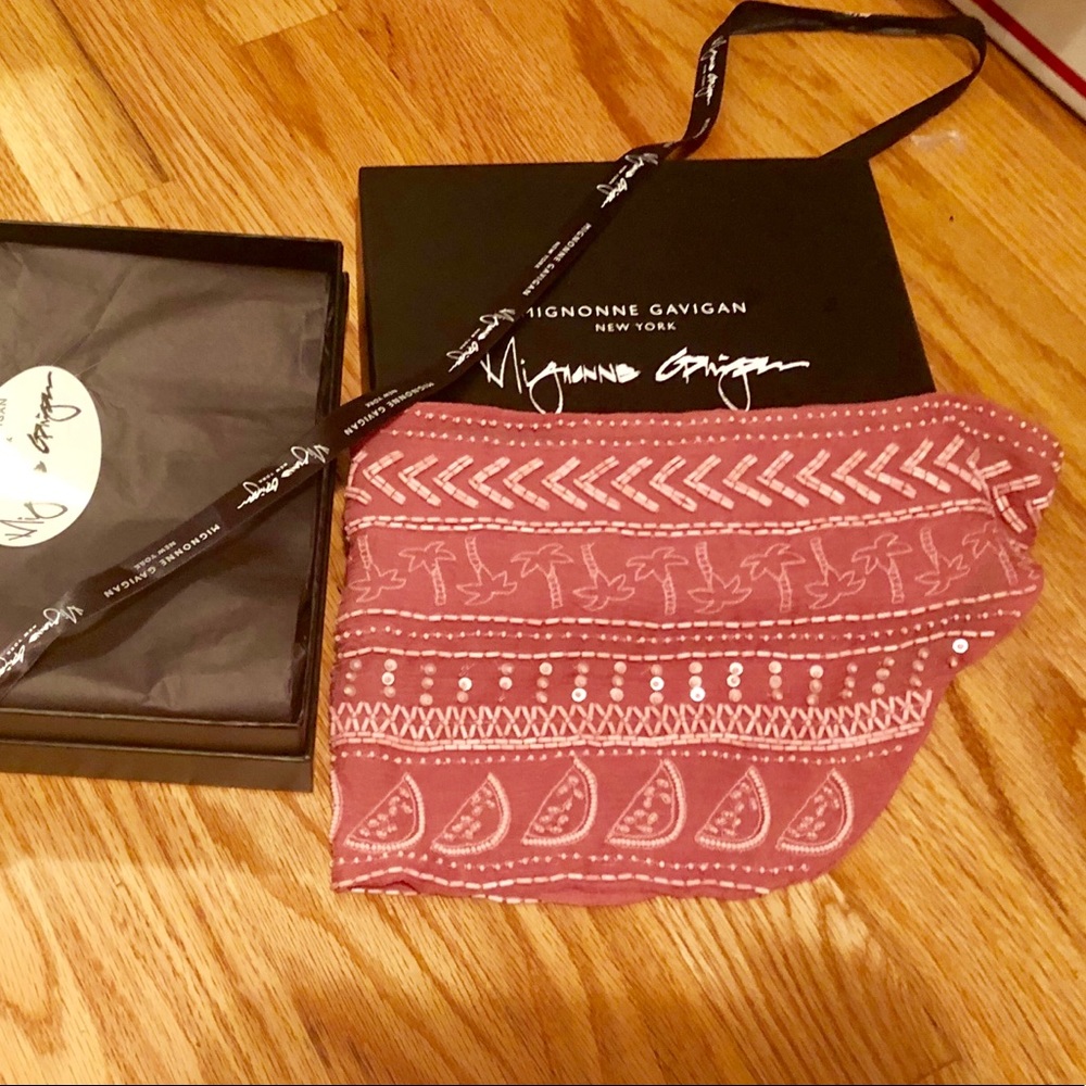 Mignonne Gavigan Frida scarf necklace. Retail $375